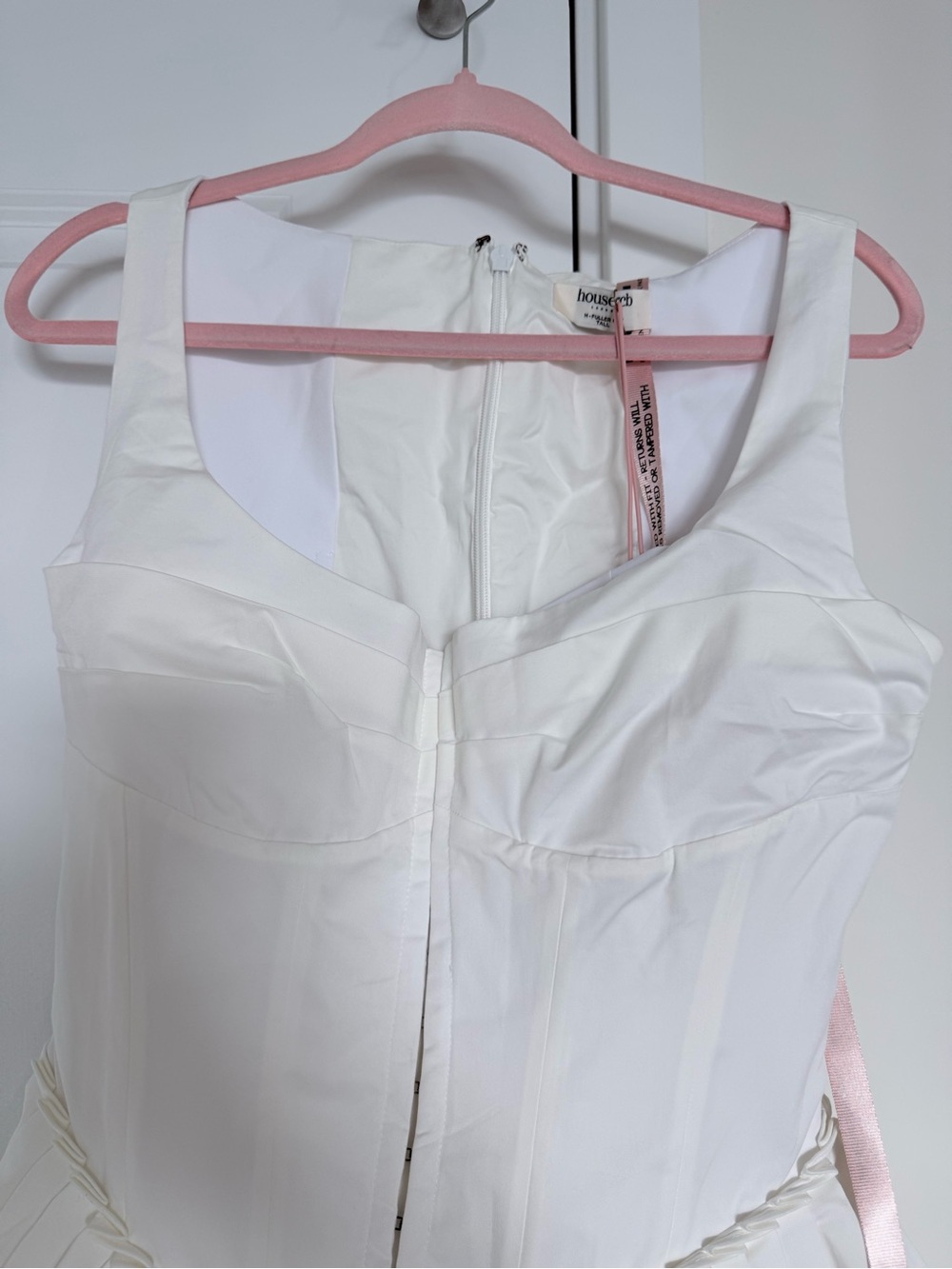 House of CB New with tags White Corset Mini Dress - Picture 3 of 7